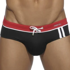 Slip de Bain Sport Detail Binding Noir