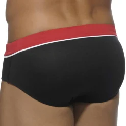 Slip de Bain Sport Detail Binding Noir