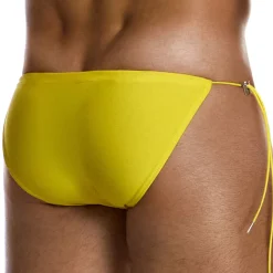Slip de Bain Tanga Chameleon Citron