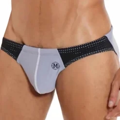 Slip de Bain Umbra Gris - Noir