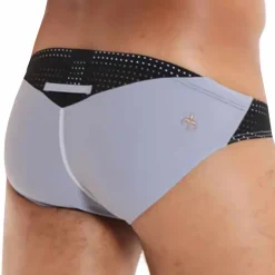 Slip de Bain Umbra Gris - Noir