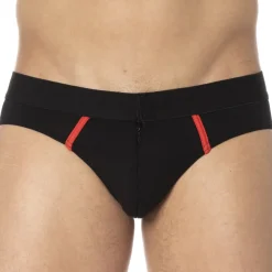 Slip Elegant Zip Noir