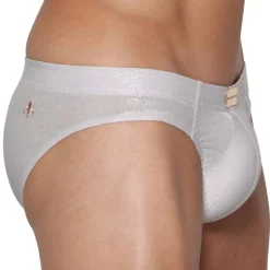 Slip Glisten Blanc - Argent