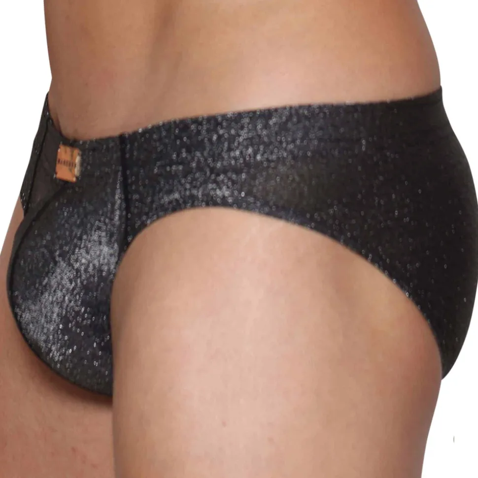 Slip Glisten Noir - Argent