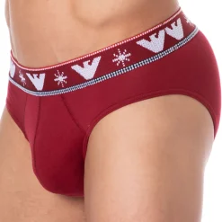 Slip Holidays Jacquard Rouge