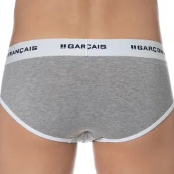 Slip Le Tombeur Gris Chiné