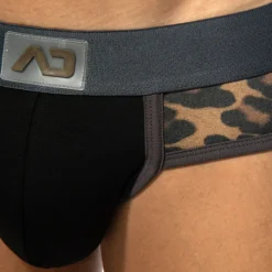 Slip Leopard Panels Noir