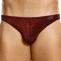 Slip Low Cut Glitter Rouge