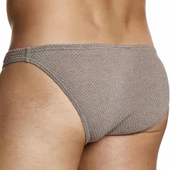 Slip Low Cut Micro Knit Marron