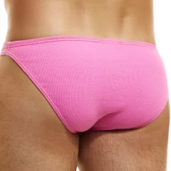 Slip Low Cut Peace Coton Rose Fuchsia