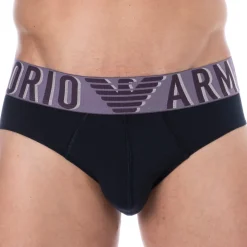 Slip Megalogo Coton Marine