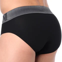 Slip Megalogo Coton Noir