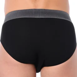 Slip Megalogo Coton Noir