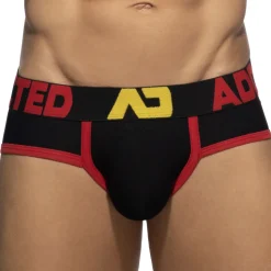 Slip Microfibre Piquée Noir