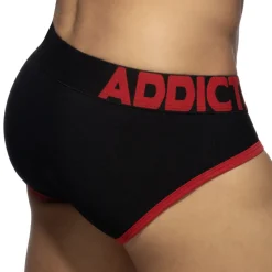 Slip Microfibre Piquée Noir