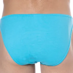 Slip Mini Coton Uni Turquoise