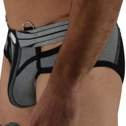 Slip Mister Luxe Gris Chiné