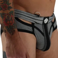 Slip Mister Luxe Gris Chiné