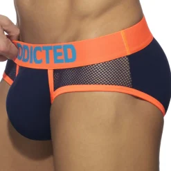 Slip Neon Mesh Bleu Marine