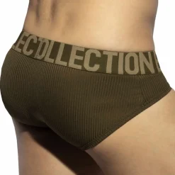 Slip Recycled Rib Kaki