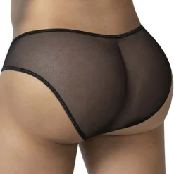 Slip Résille Léopard