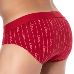 Slip Saint-Valentin Imprimé Rouge