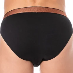 Slip Shiny Logoband Coton Noir