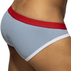 Slip Sport Jeans Piqué Bleu