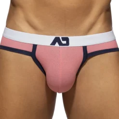 Slip Sport Jeans Piqué Rose