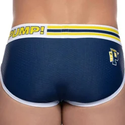 Slip Sportboy Recharge Bleu Marine - Jaune