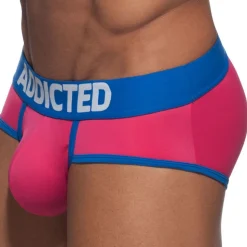 Slip Swimderwear Push Up Rose Fuchsia - Bleu