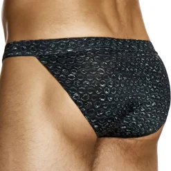 Slip Tanga Air Bubble Noir
