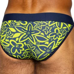 Slip Tanga Coton Flower Party