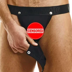 Slip Tanga Glory Hole Noir