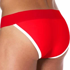 Slip Tanga Logo Coton Rouge