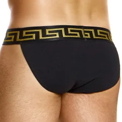 Slip Tanga Meander Noir