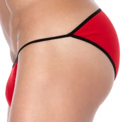 Slip Tanga Mini Coton Rouge