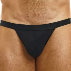 Slip Tanga Muslin Noir