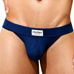 Slip Tanga Obscene Bleu Marine