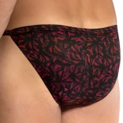 Slip Tanga Rio RED 2502 Noir - Rouge