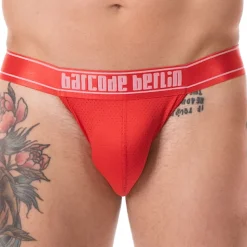 Slip Tanga Tjure Mesh Rouge