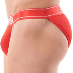 Slip Tanga Tjure Mesh Rouge