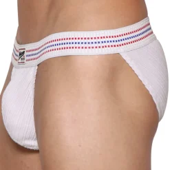 Slip Tanga Uomo Blanc