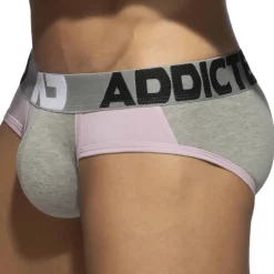 Slip Trey Coton Gris - Rose