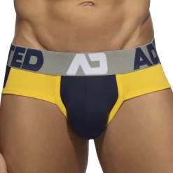 Slip Trey Coton Marine - Jaune