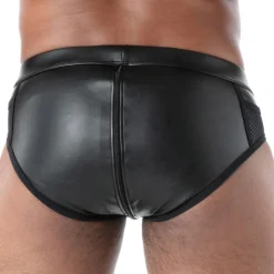 Slip Zippé Kinky Noir