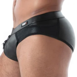 Slip Zippé Kinky Noir