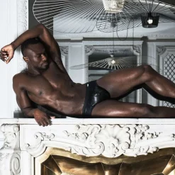 Slip Zippé Kinky Noir