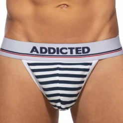 String Basic Colors Coton Marin - Blanc