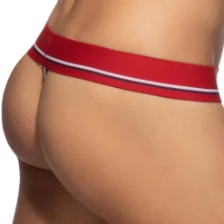 String Basic Colors Coton Bleu Marine - Rouge